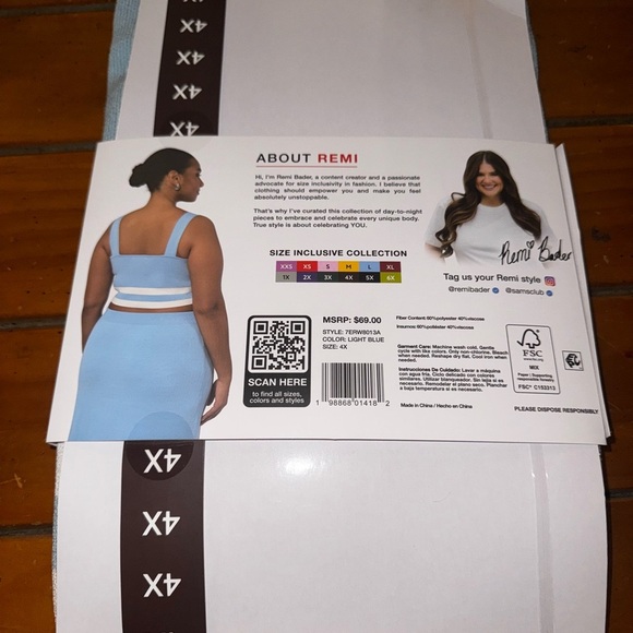 Edited by Remi Bader Blue Knit Tank Top - Picture 16 of 16